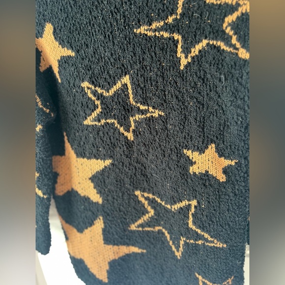 NWOT Pol Star Print Drape Cardigan - Picture 7 of 8